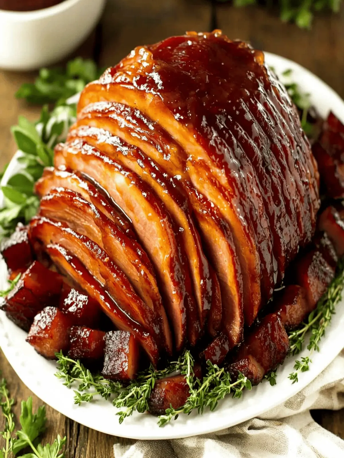 Smoked Ham with Brown Sugar Glaze for a Flavorful Feast 3 Smoked Ham with Brown Sugar Glaze