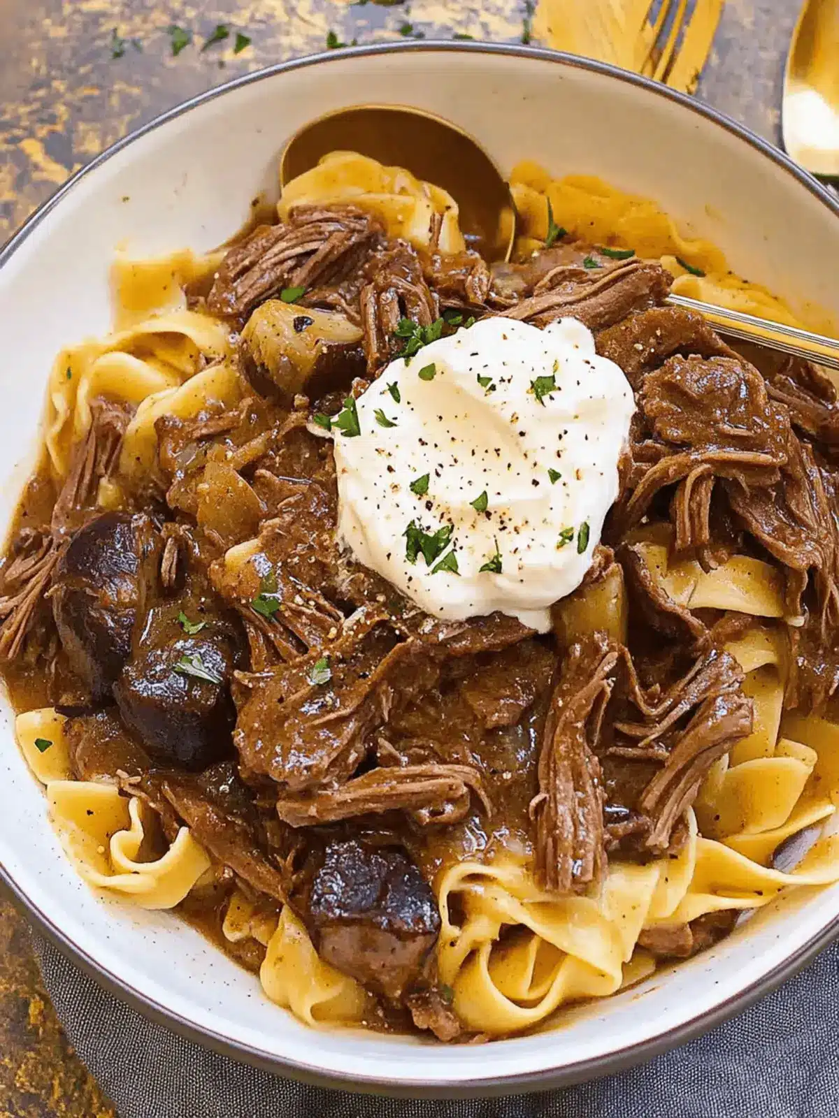 Savory Slow Cooker Pot Roast Beef Stroganoff for Comfort Food Bliss 2 Slow Cooker Pot Roast Beef Stroganoff