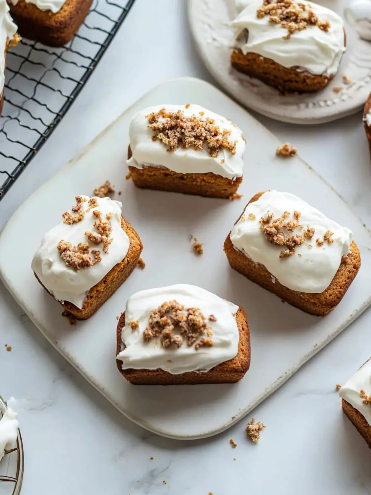 Mini Carrot Cake Loaves