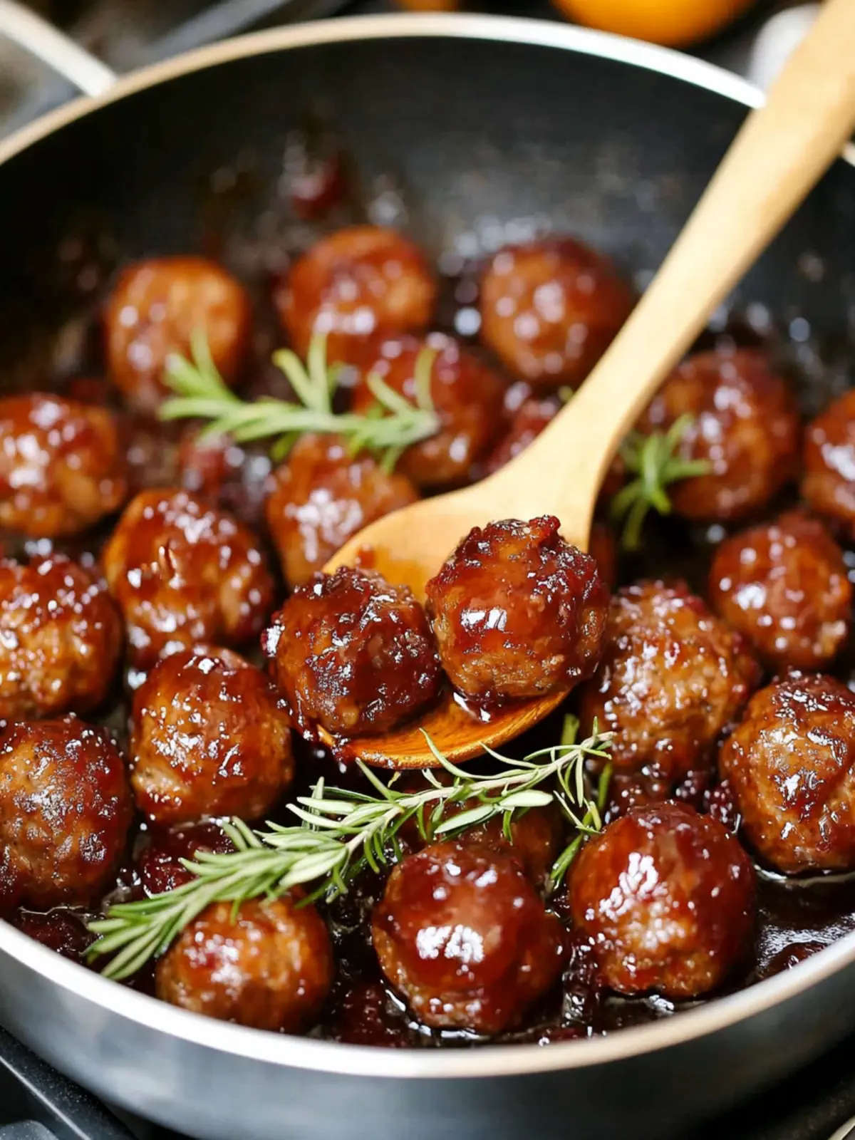 Cranberry Orange Meatballs