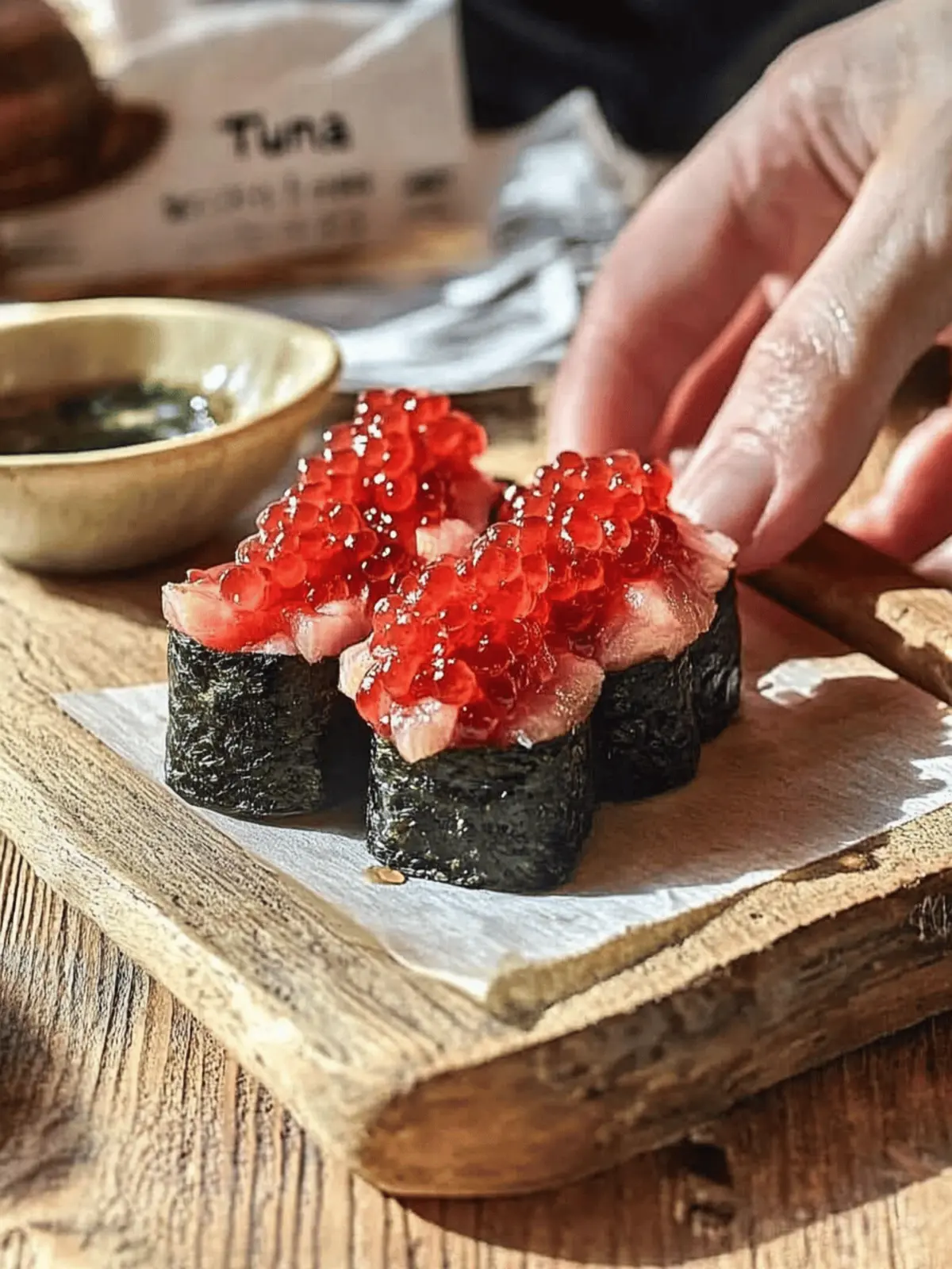 “Tuna” Gunkan Maki Sushi