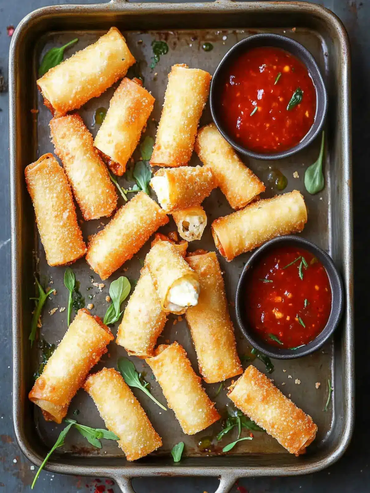 Wonton Mozzarella Sticks