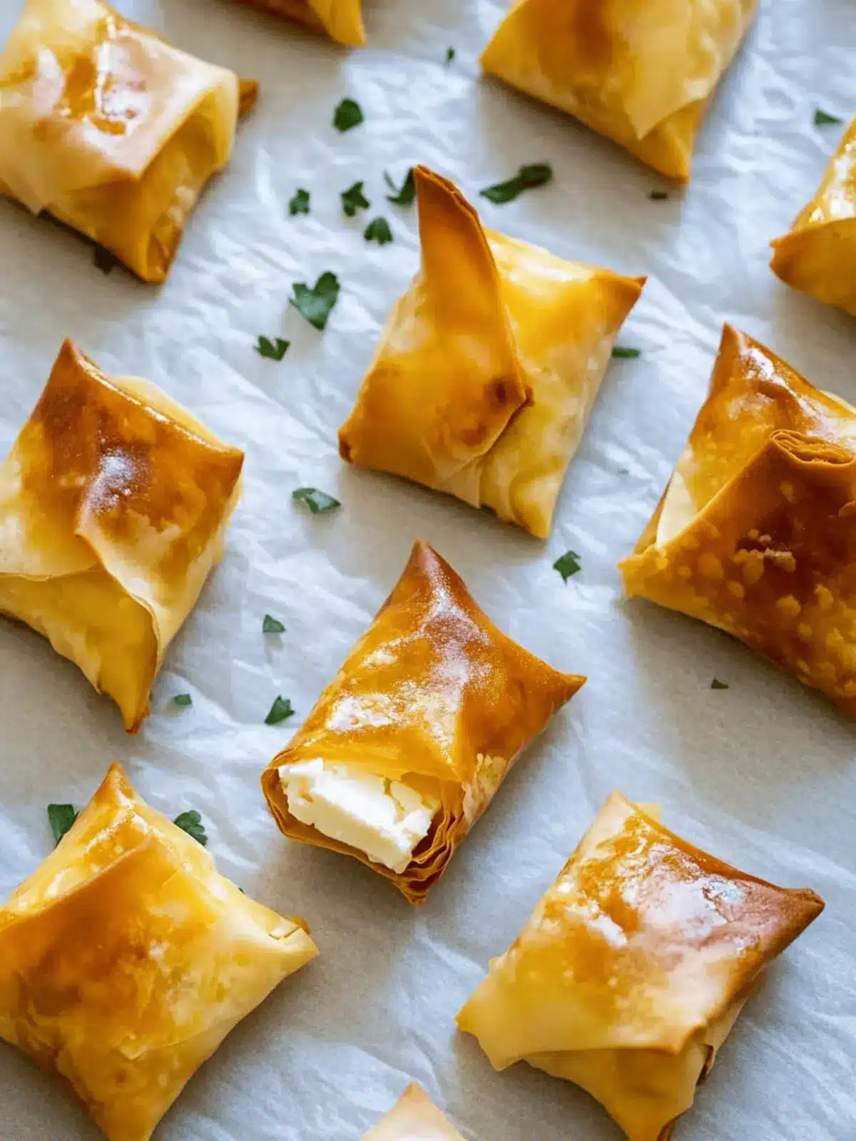 Baked Feta Bites in Phyllo Pastry