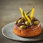 Lemon and olive tea cake