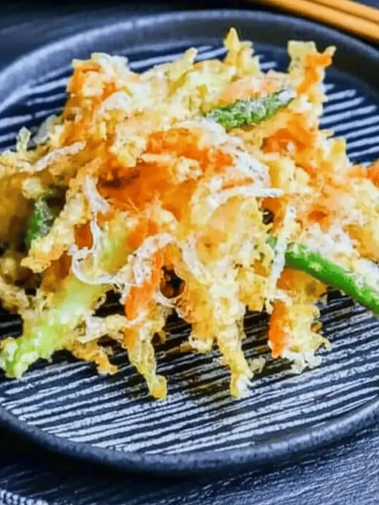 Authentic Kakiage (Mixed-Vegetable Tempura)