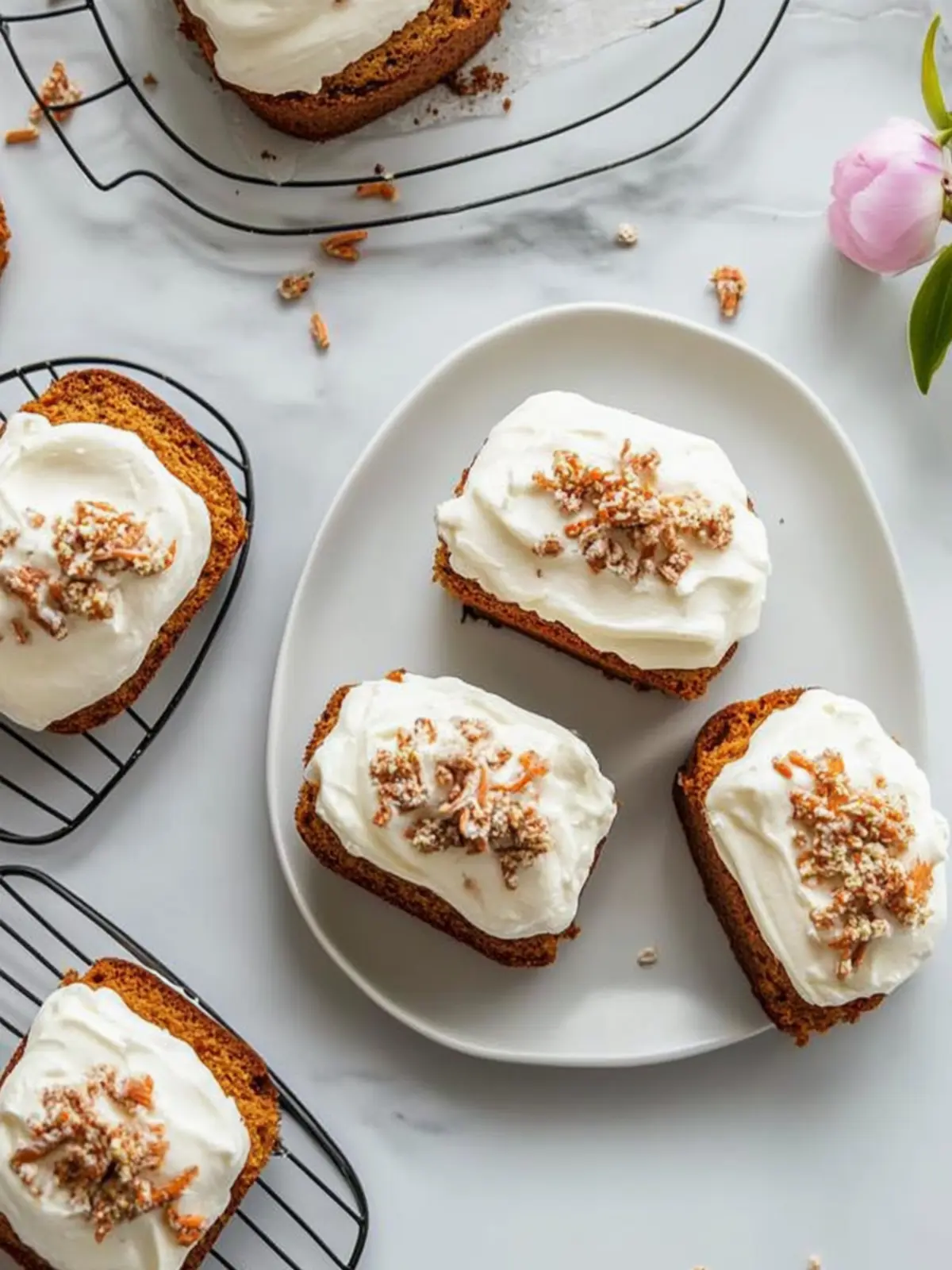Mini Carrot Cake Loaves