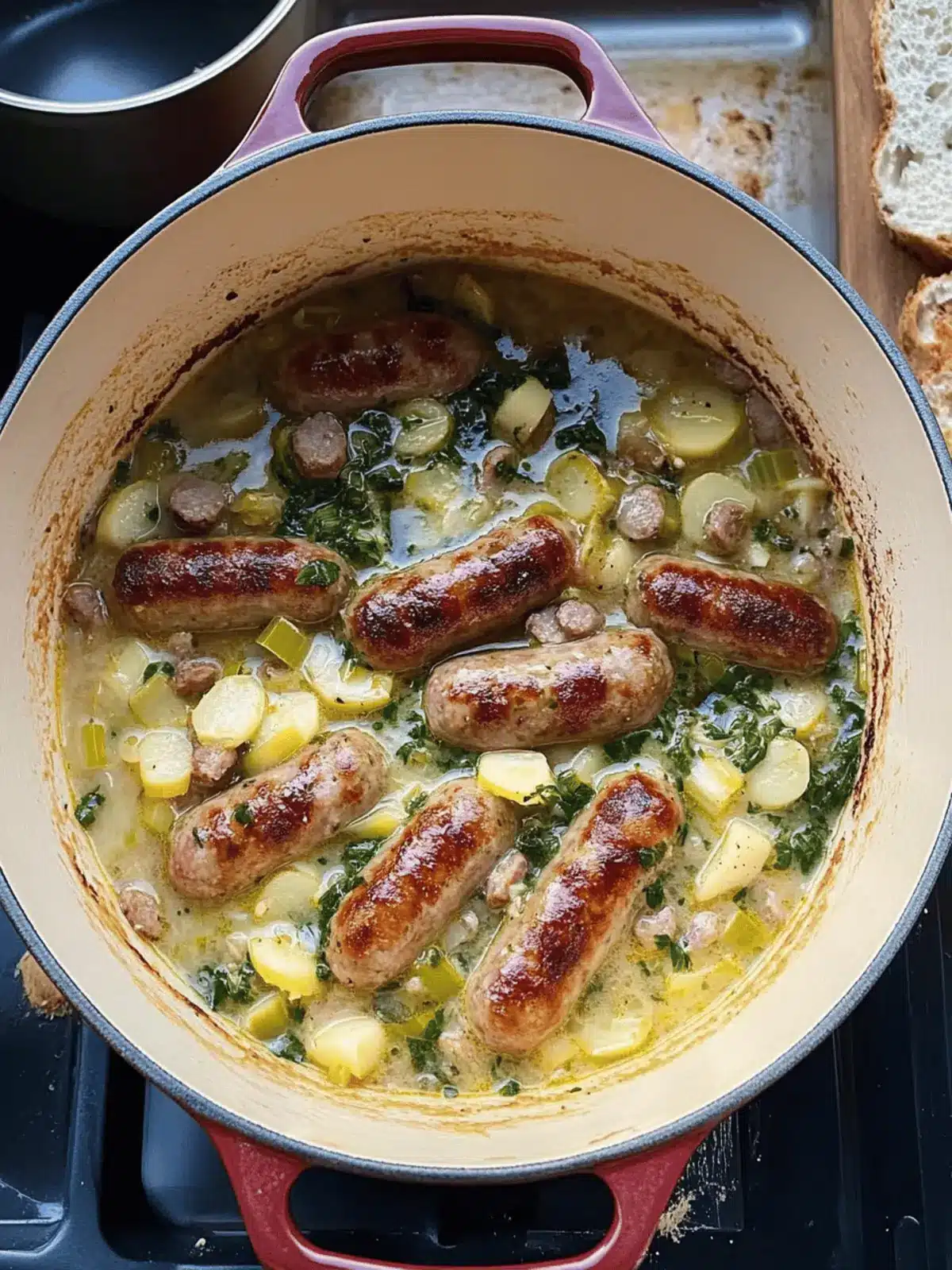 Creamy Leek and Sausage Stew for Cozy Night In 2 Creamy Leek and Sausage Stew