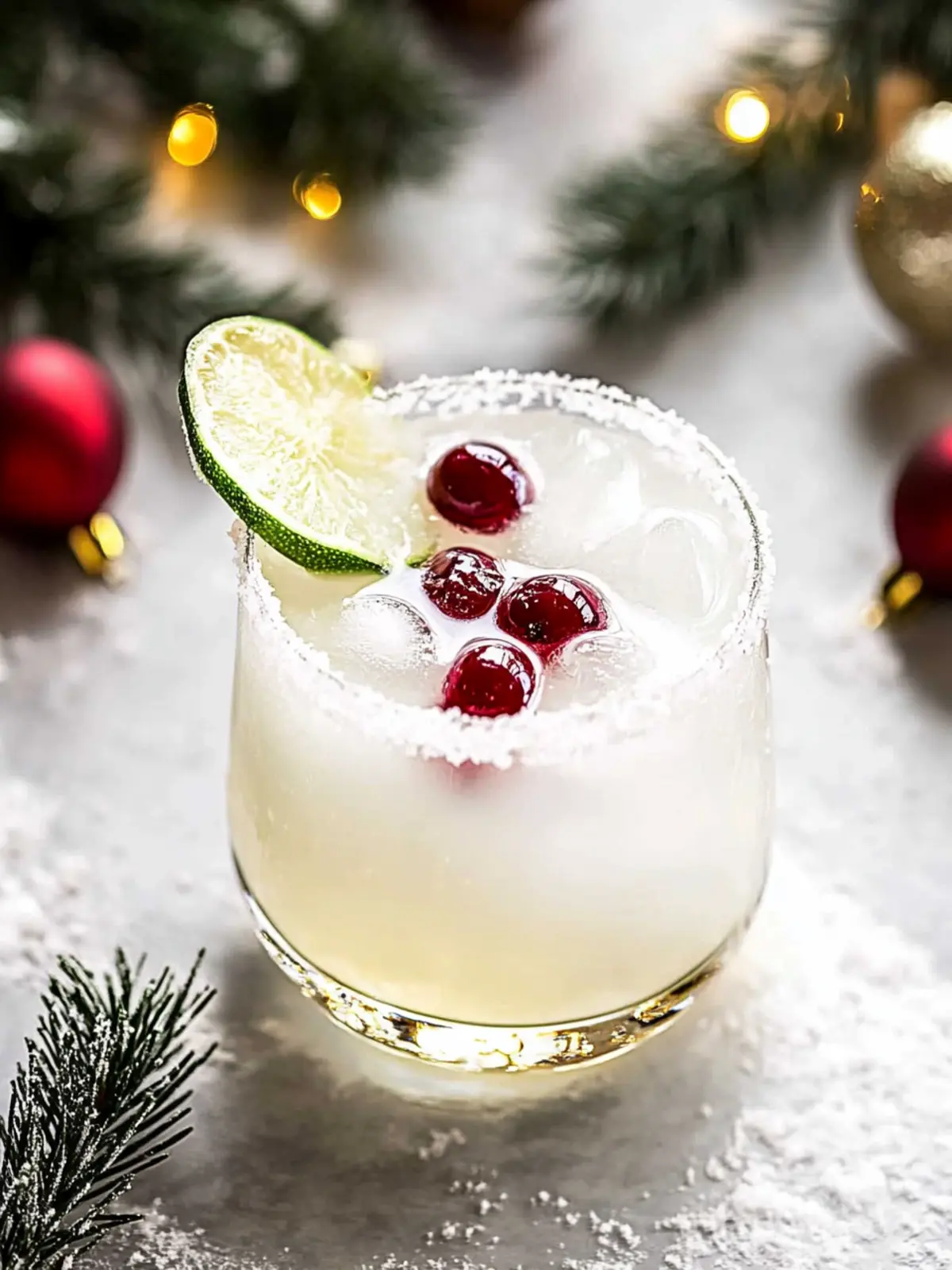 White Christmas Margarita