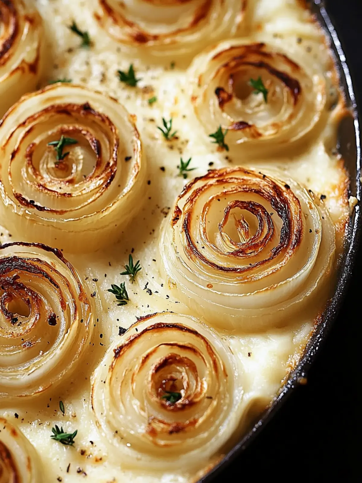 Roasted Parmesan Creamed Onions