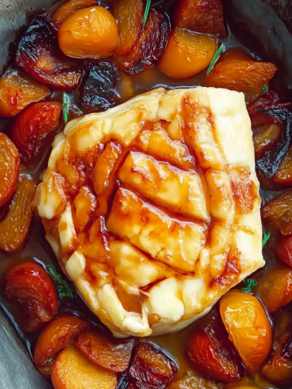 Baked Whole Halloumi with Apricots and Honey: A Sweet Twist 5 Baked Whole Halloumi with Apricots and Honey