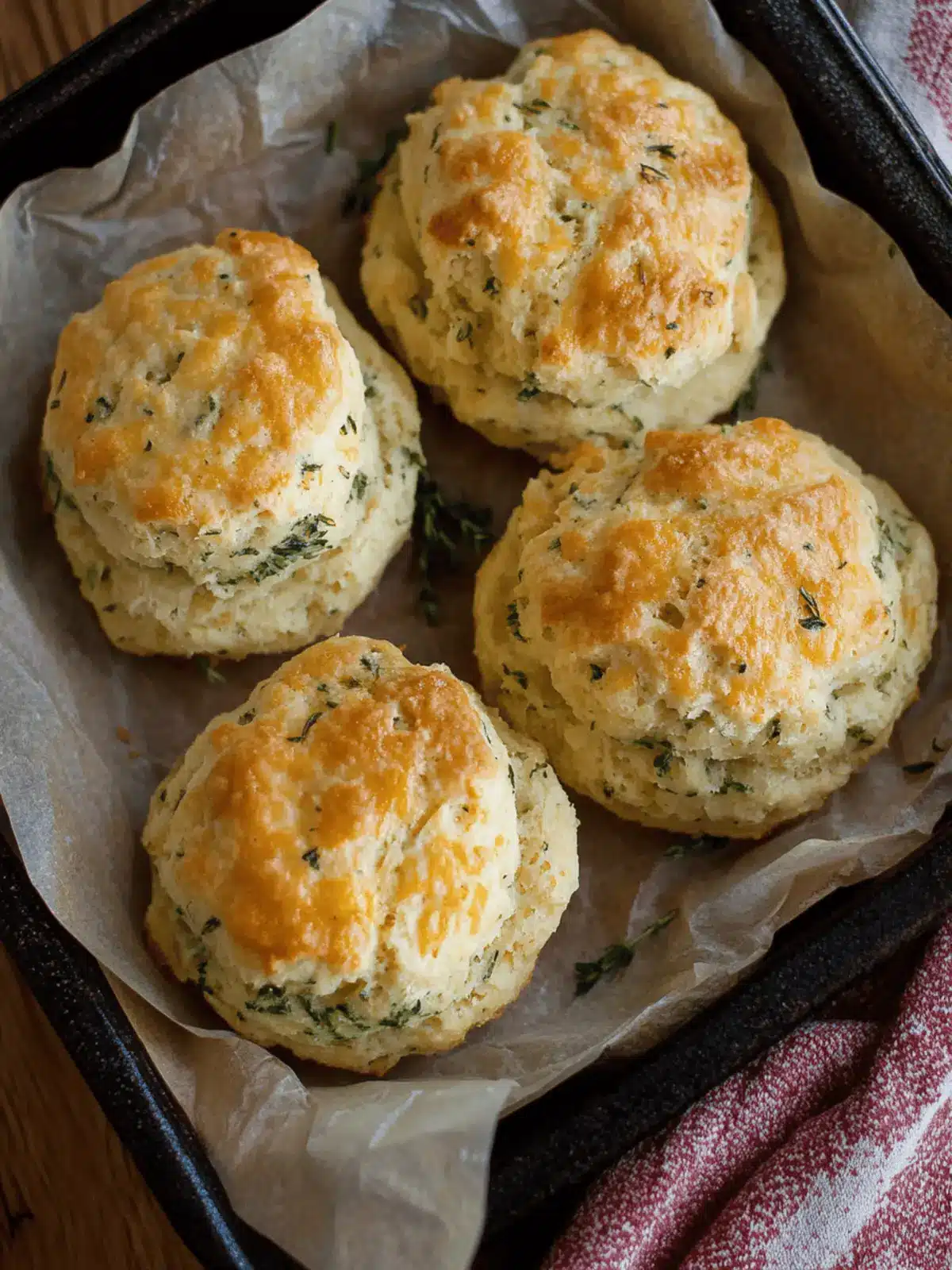 Perfect Fluffy Cheddar and Herb Biscuits for Ultimate Comfort 3 Fluffy Cheddar and Herb Biscuits