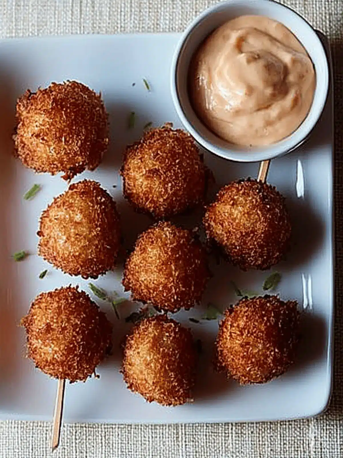 Serrano Ham & Manchego Croquetas with Smoked Pimentón Magic 3 Serrano Ham & Manchego Croquetas With Smoked Pimentón Aioli