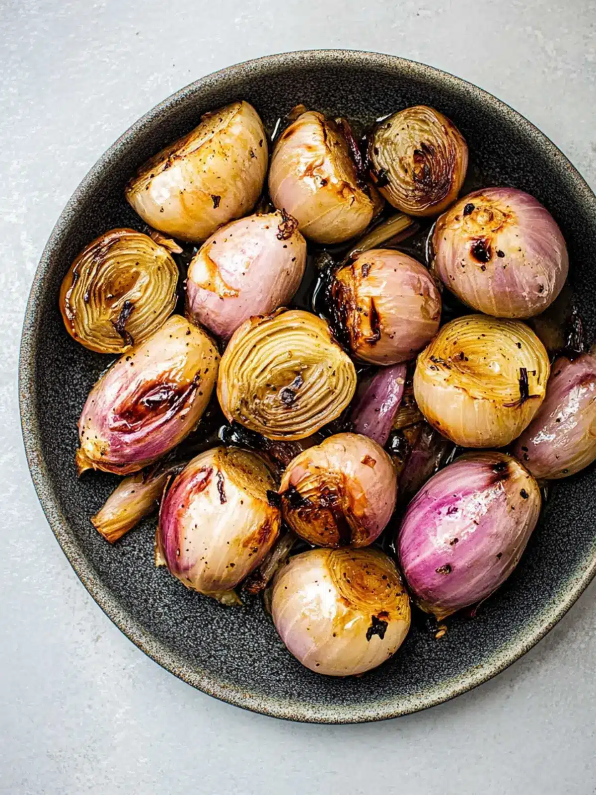 Roasted Shallots Glazed with Balsamic Butter Delight 5 Roasted Shallots