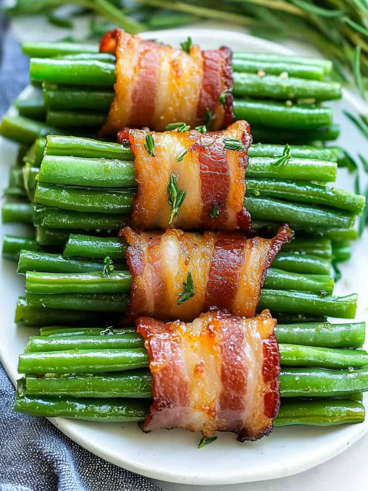 Bacon Green Bean Bundles