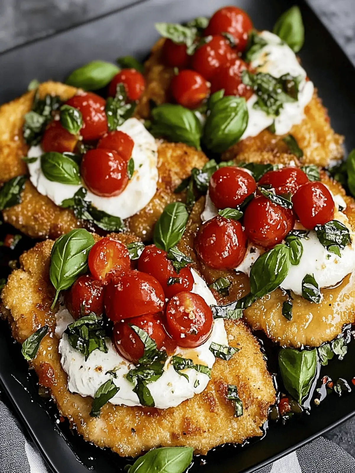 Italian basil chicken cutlets
