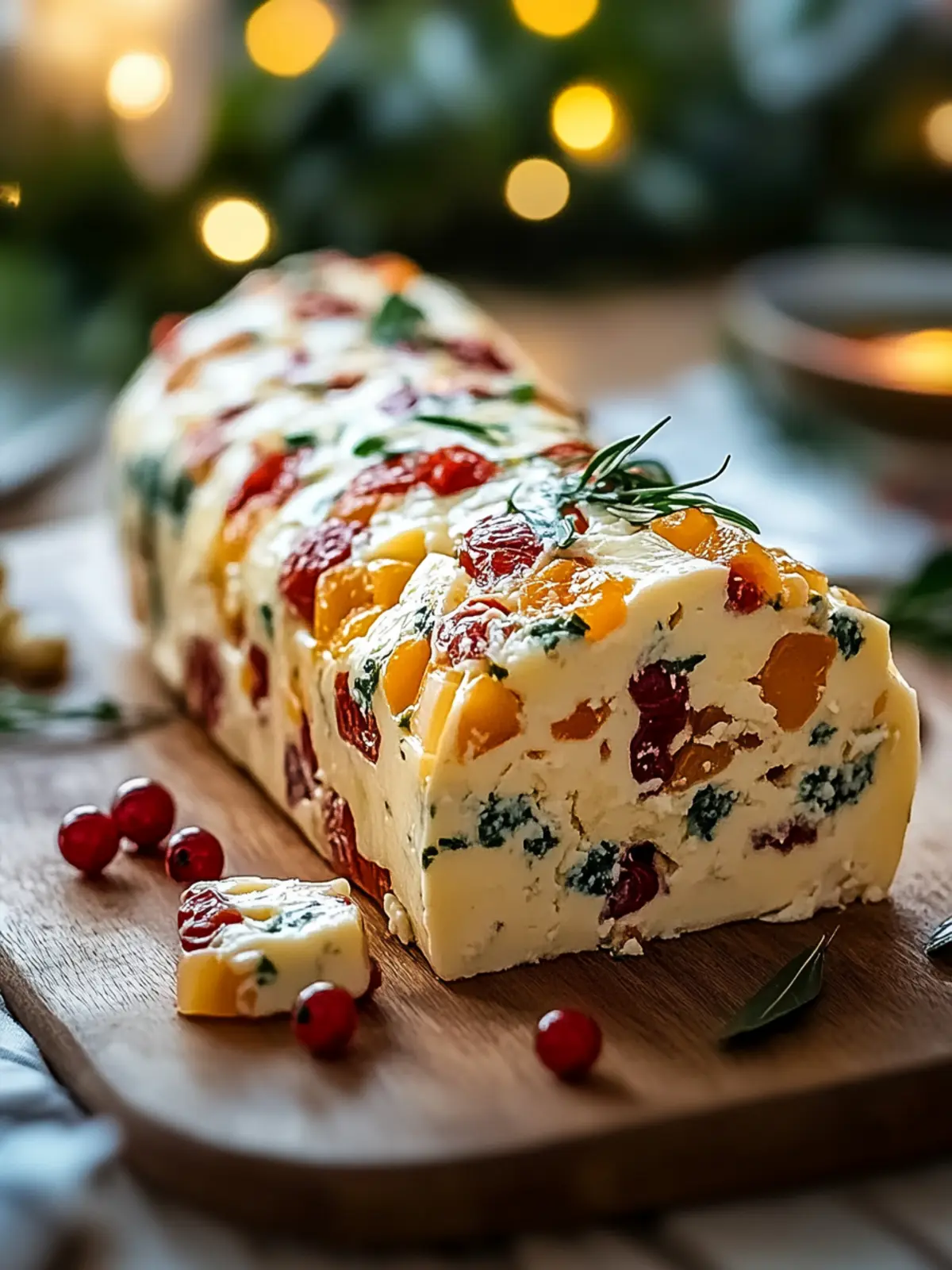 Festive Italian Cheese Log Delight Recipe