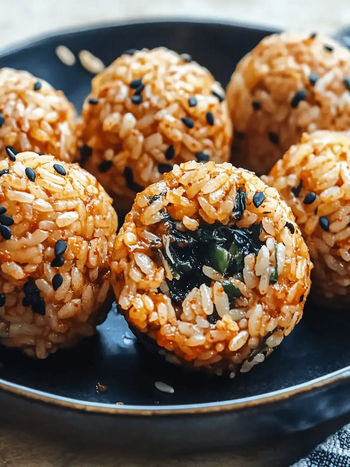 Irresistible Kimchi Rice Balls (Kimchi Jumeokbap) You'll Love 4 Kimchi Rice Balls (Kimchi Jumeokbap)