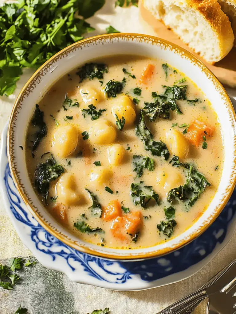 Creamy Italian Gnocchi Soup Recipe