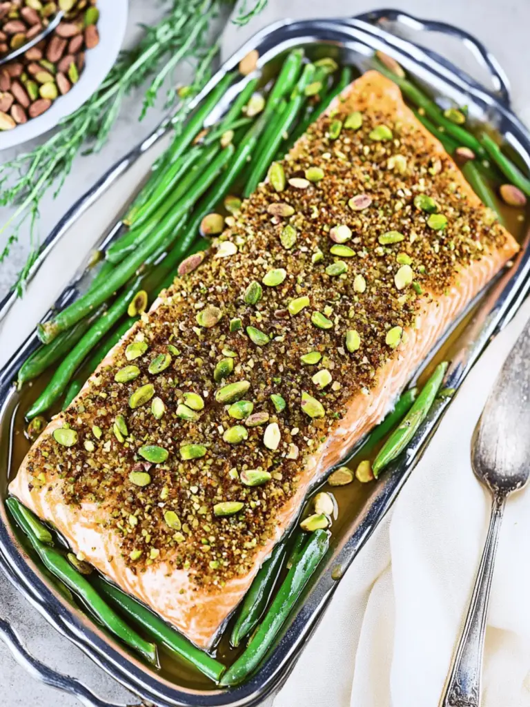 Pistachio Crusted Salmon