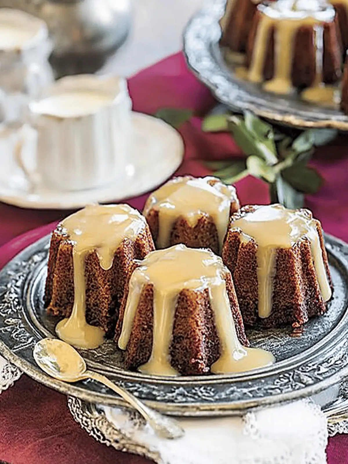 Figgy Pudding with Sticky Toffee Sauce
