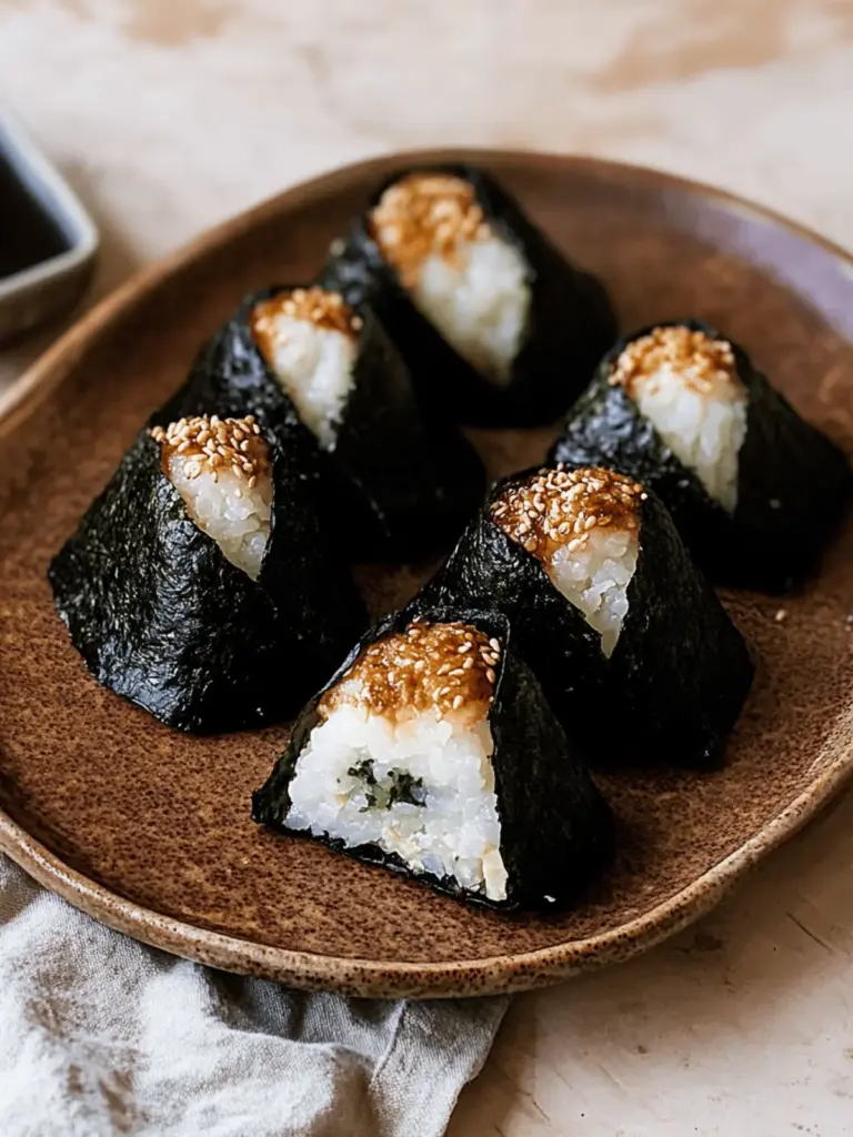 Miso Eggplant Onigiri