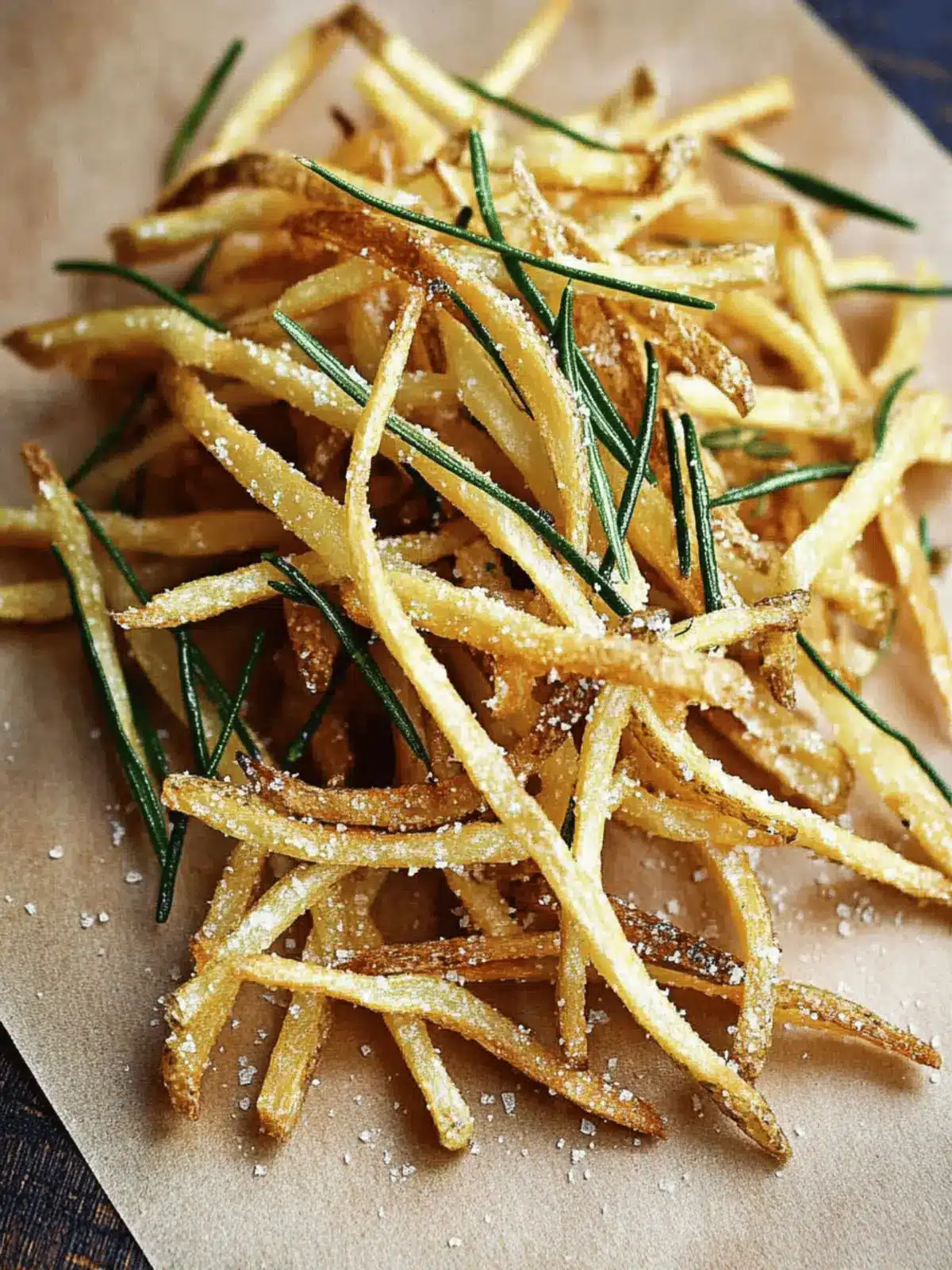 Fries with Lemon Salt & Rosemary