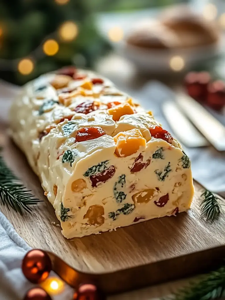 Festive Italian Cheese Log Delight Recipe