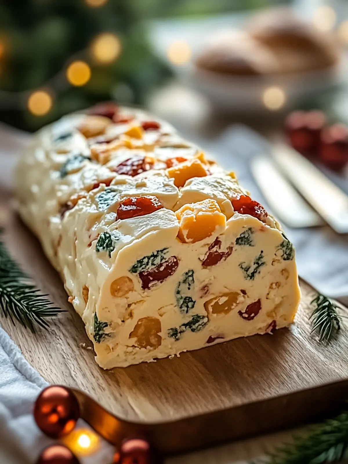 Festive Italian Cheese Log Delight Recipe