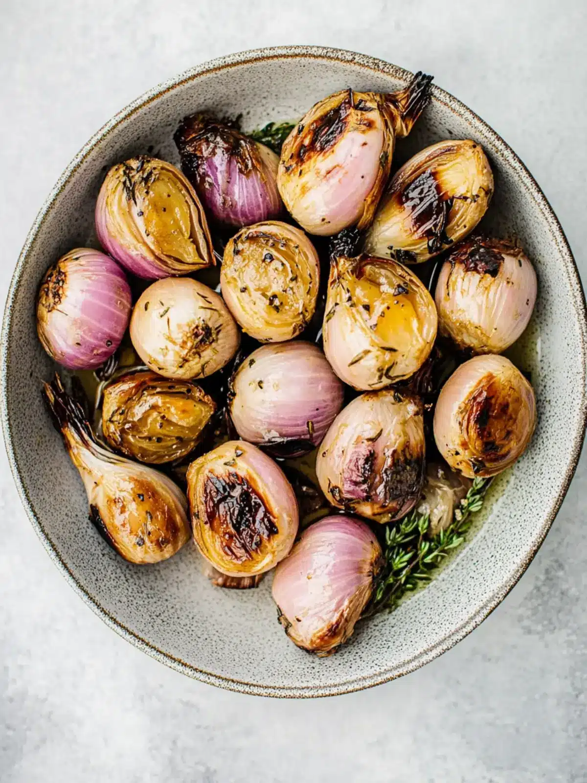 Roasted Shallots Glazed with Balsamic Butter Delight 3 Roasted Shallots
