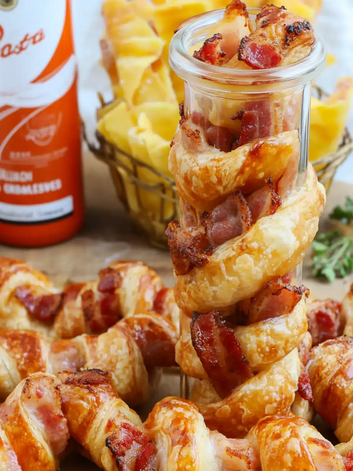 Bacon & Cheddar Puff Pastry Twists That Steal the Show 3 Bacon & Cheddar Puff Pastry Twists