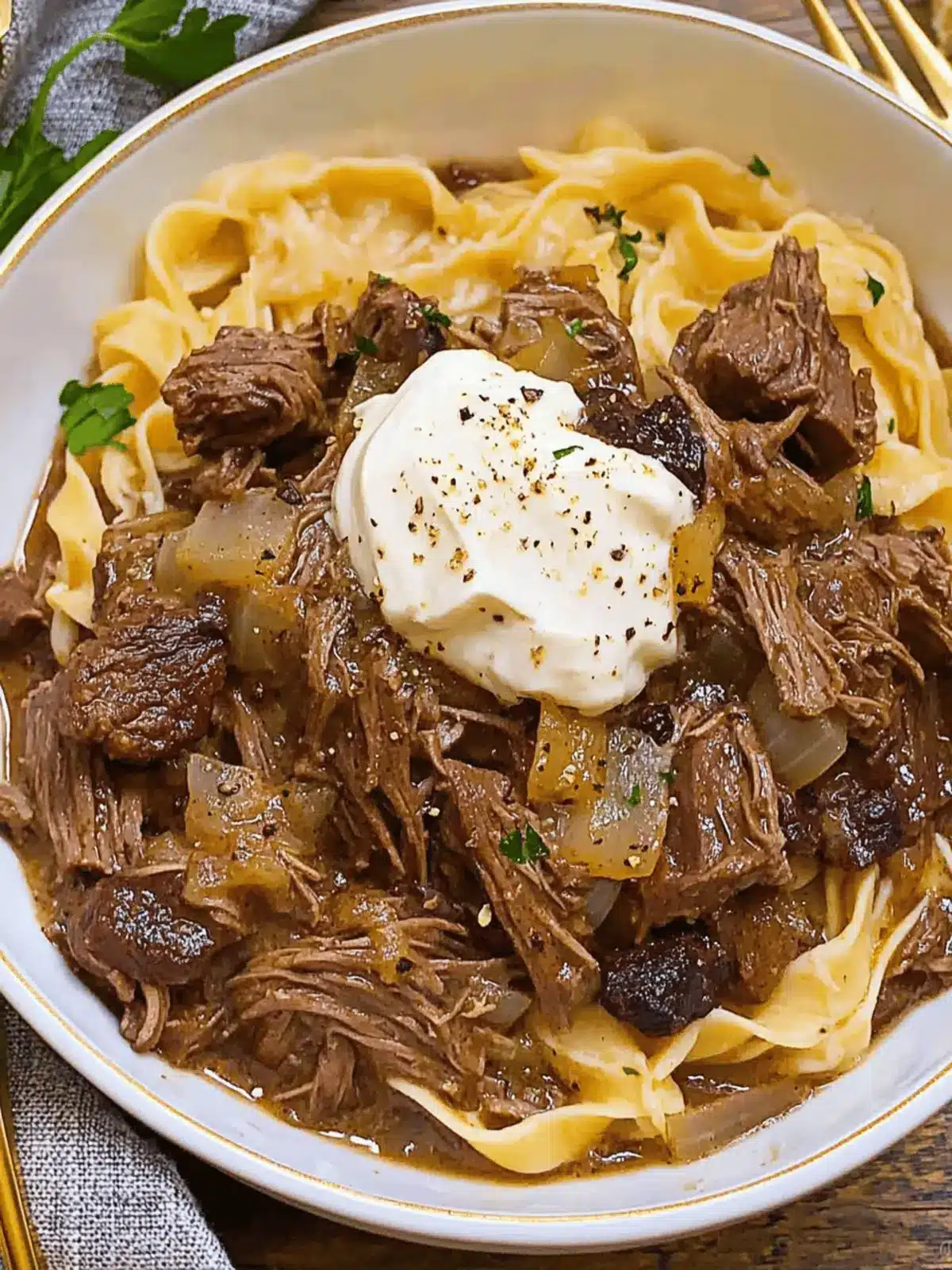 Savory Slow Cooker Pot Roast Beef Stroganoff for Comfort Food Bliss 5 Slow Cooker Pot Roast Beef Stroganoff