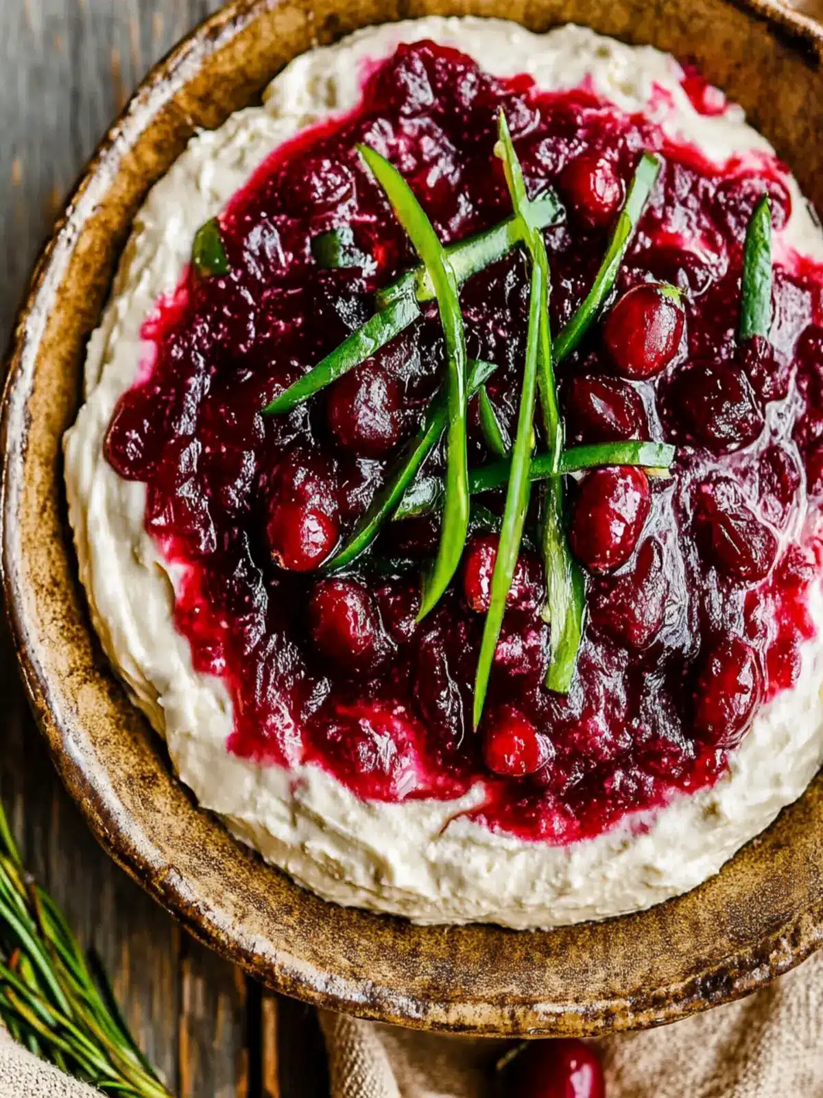 Cranberry Jalapeño Cream Cheese Dip