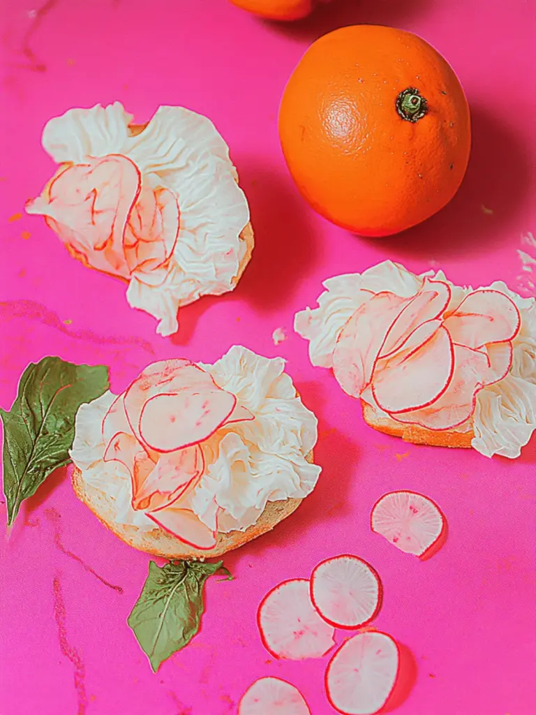 Ruffled Radish Tea Sandwiches