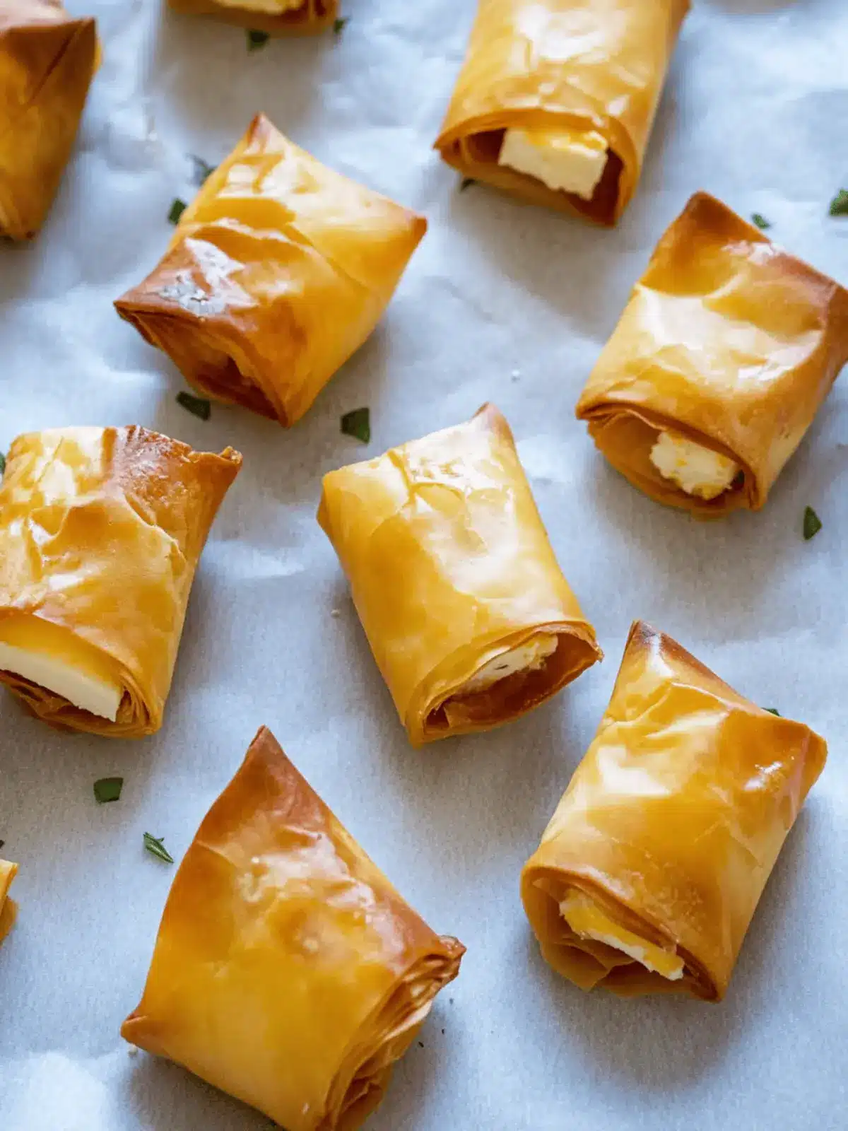 Baked Feta Bites in Phyllo Pastry