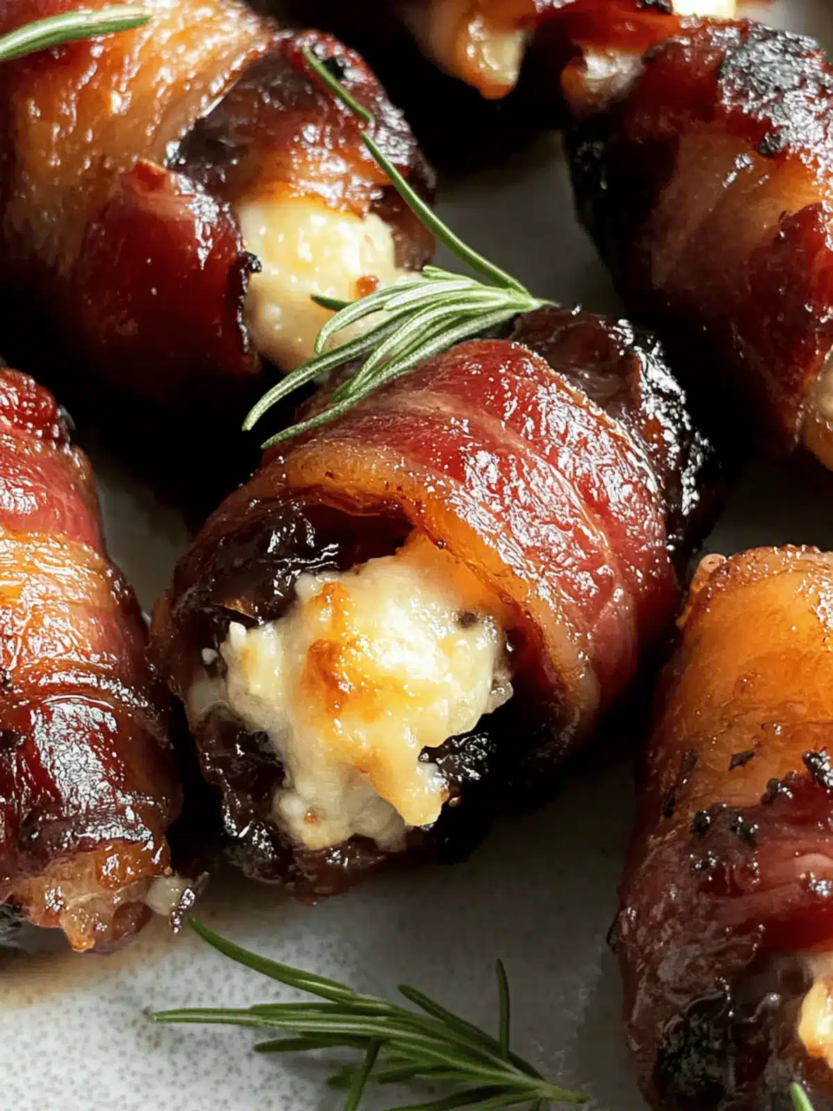 Bacon-Wrapped Goat Cheese Stuffed Dates