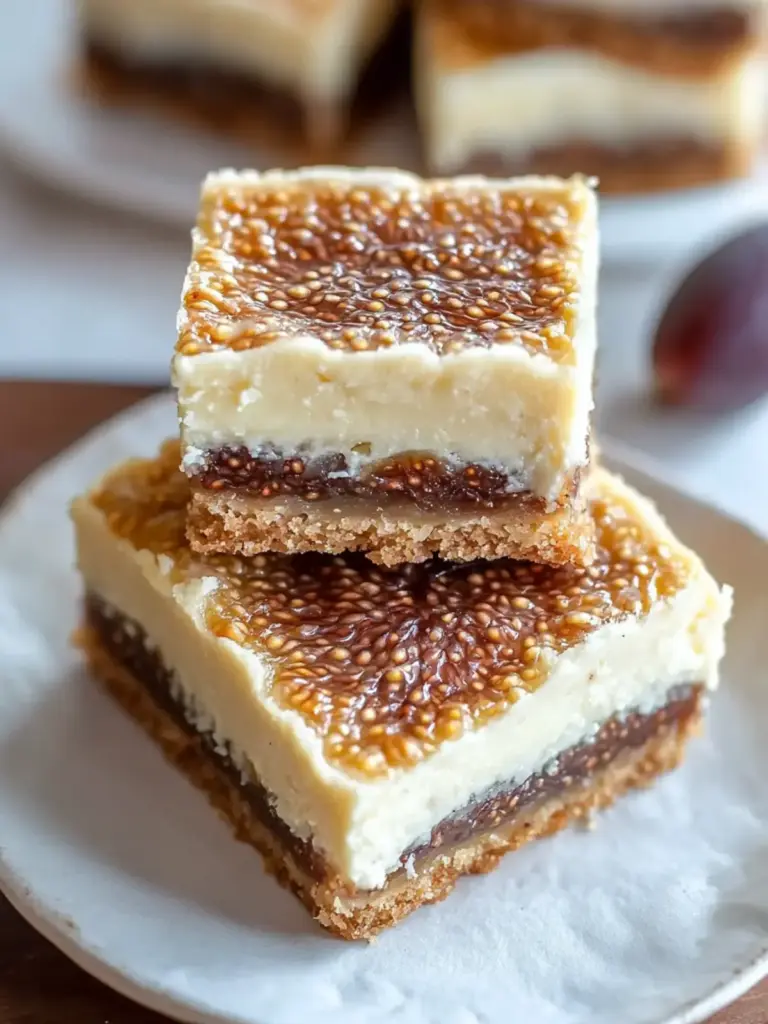Decadent Fig and Cream Cheese Bars