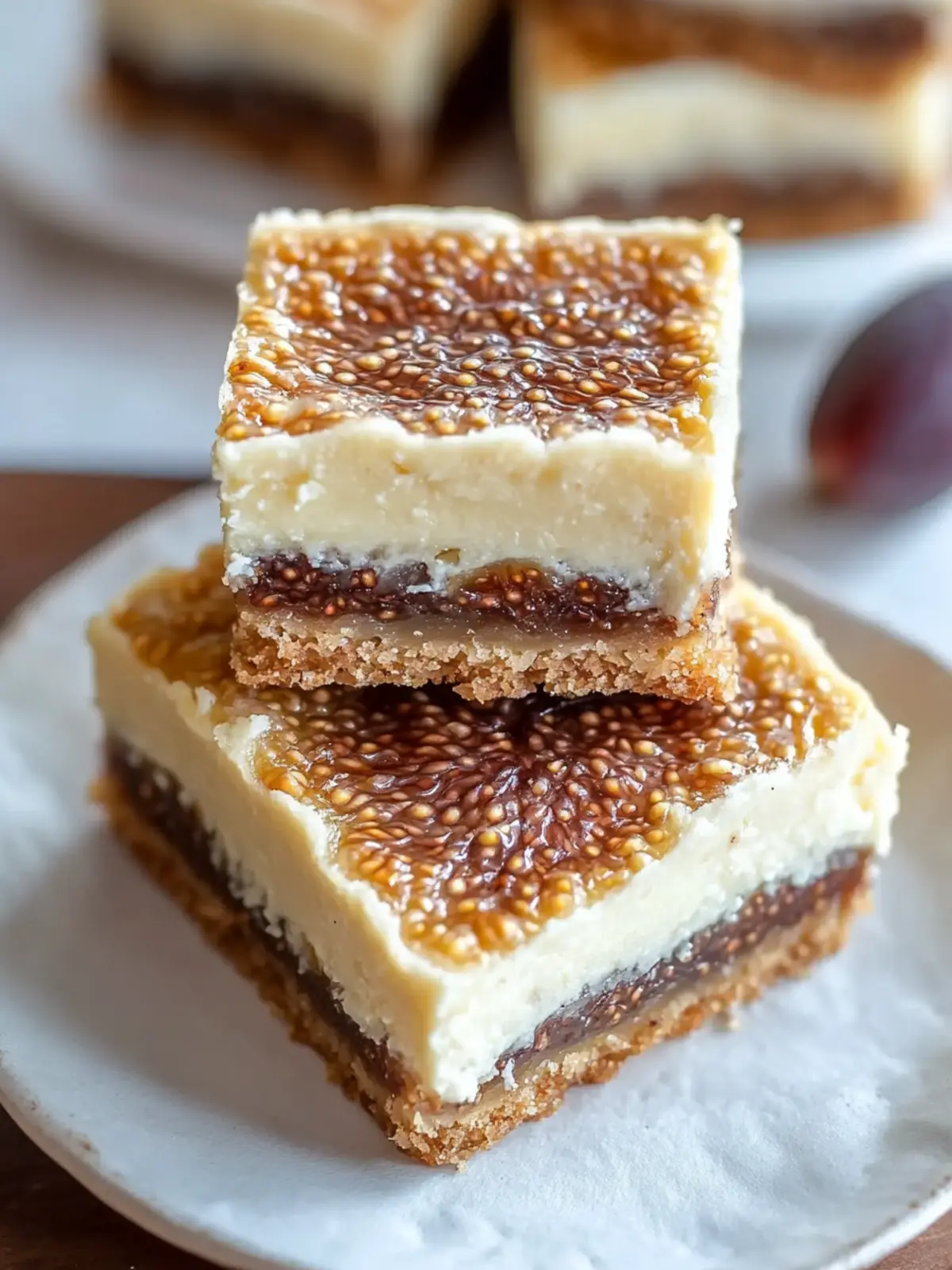 Decadent Fig and Cream Cheese Bars