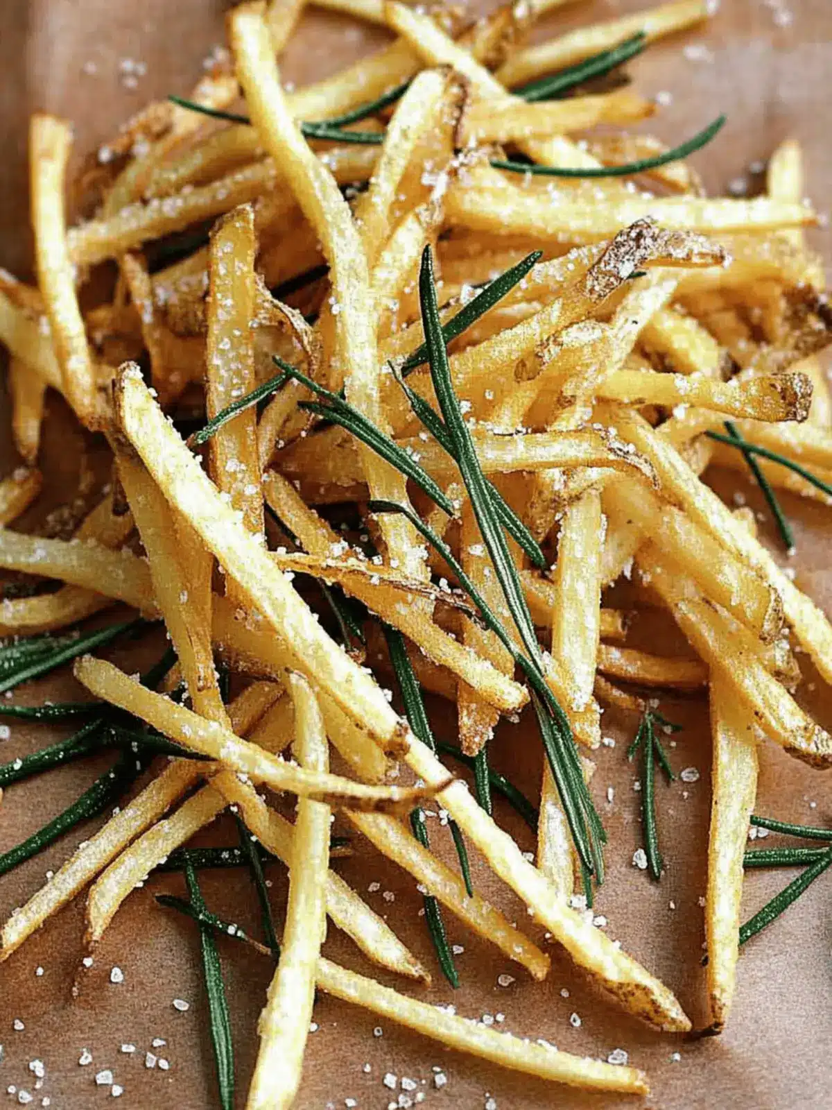 Fries with Lemon Salt & Rosemary