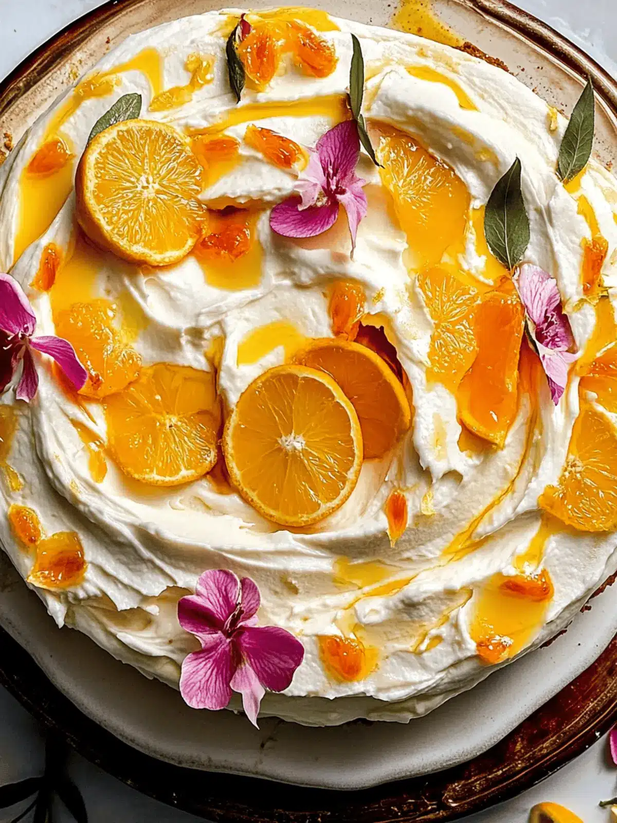 Citrus Olive Oil Cake Topped with Citrus Cream Bliss 3 Citrus Olive Oil Cake Topped with a Citrus Cream