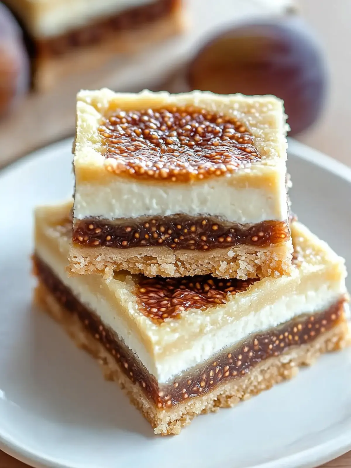Decadent Fig and Cream Cheese Bars