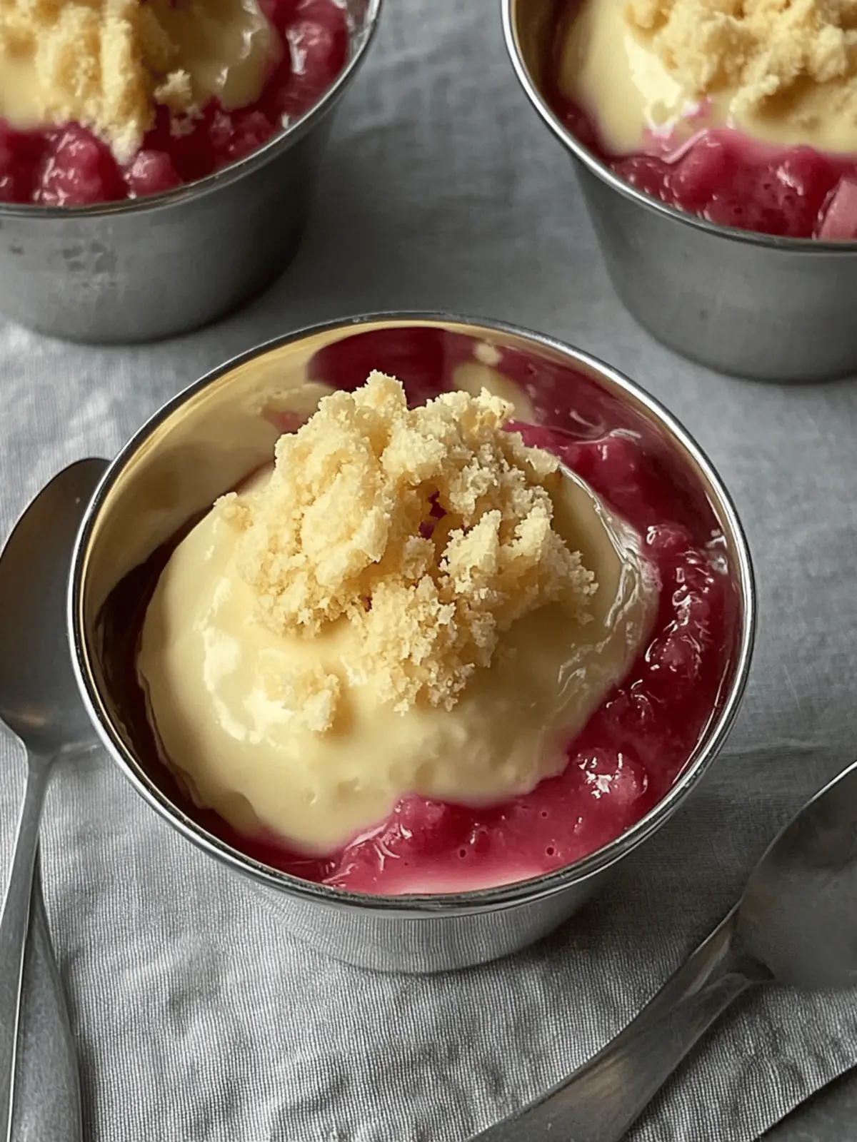 RHUBARB & CUSTARD PUDDING