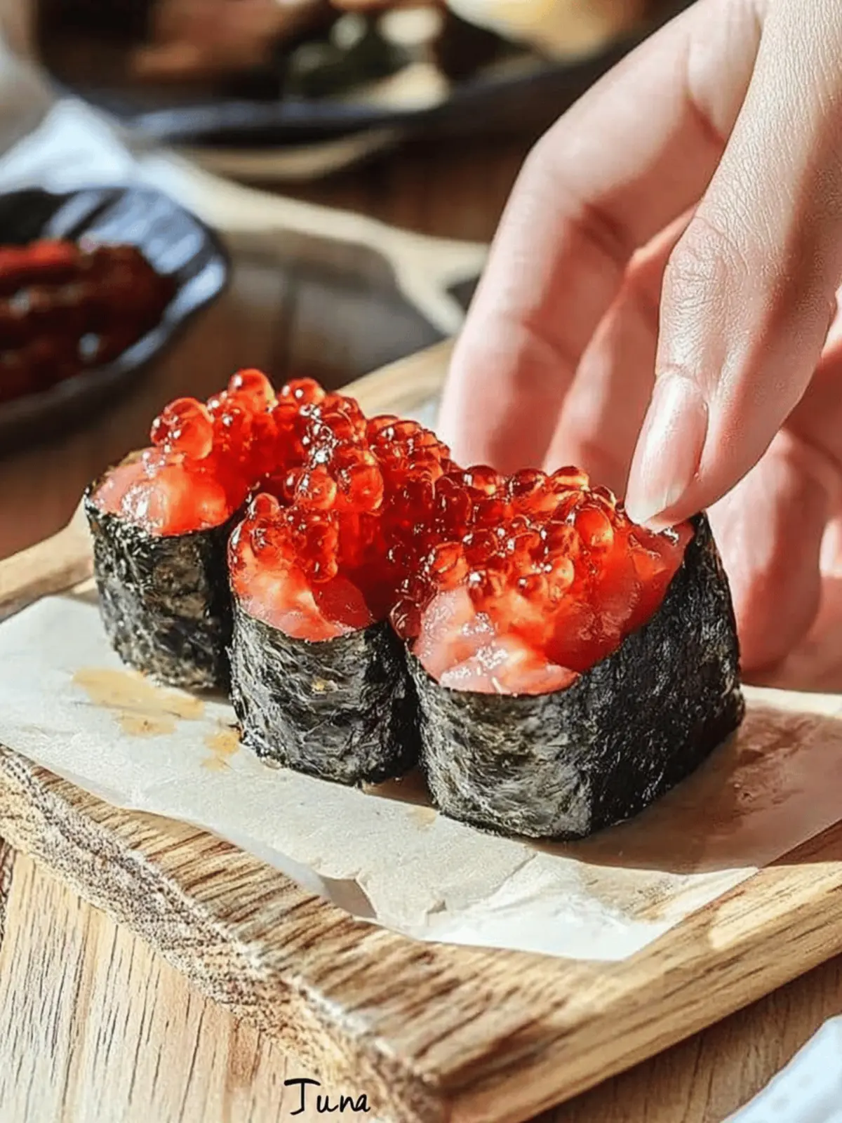 “Tuna” Gunkan Maki Sushi