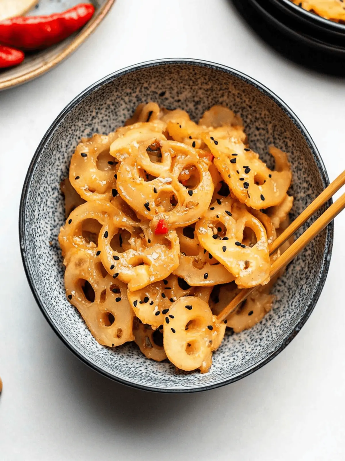 Crispy Kinpira Renkon: Quick & Delicious Lotus Root Dish 3 Kinpira Renkon (Japanese Stir Fried Lotus Root)
