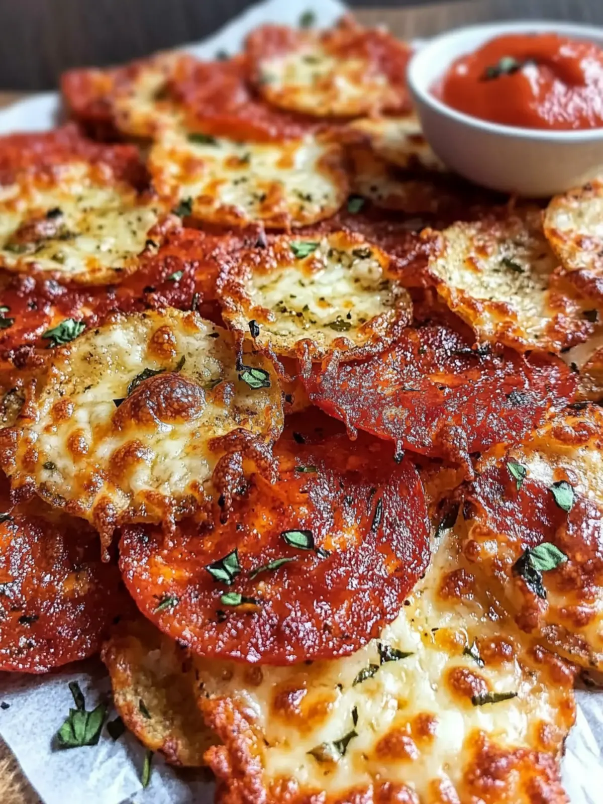 Keto Pizza Chips