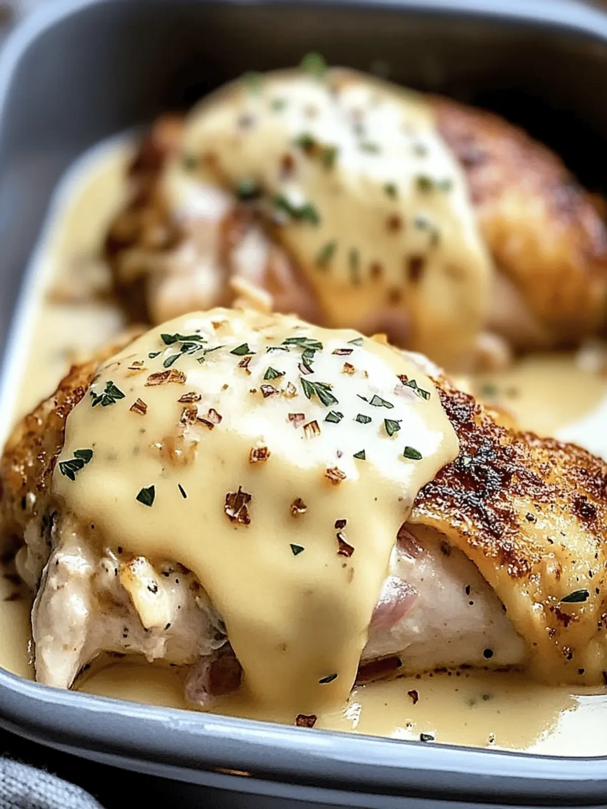 Slow Cooker Chicken Cordon Bleu