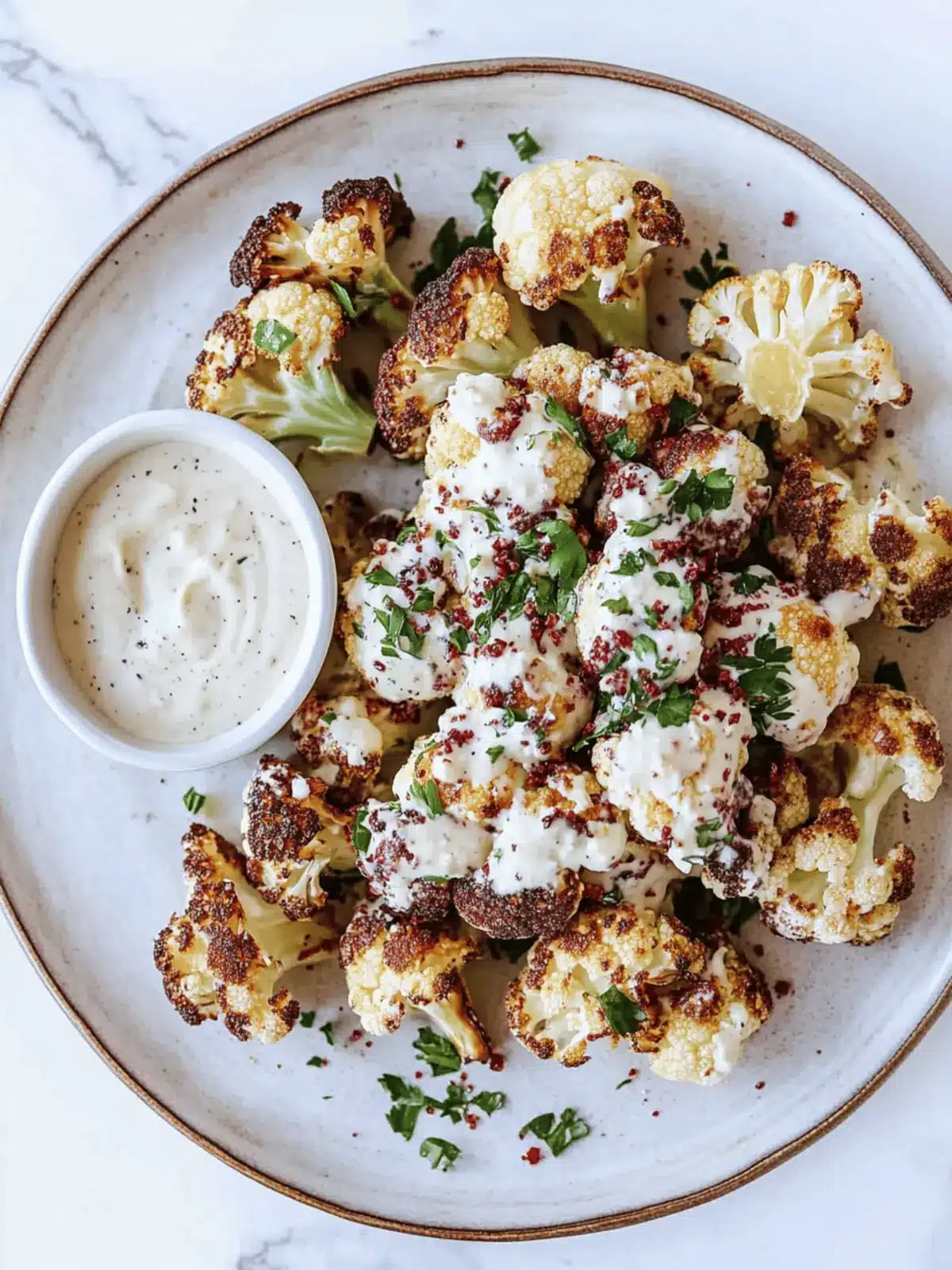 Sumac Cauliflower with Tahini: A Flavorful Healthy Delight 5 Sumac Cauliflower With Tahini