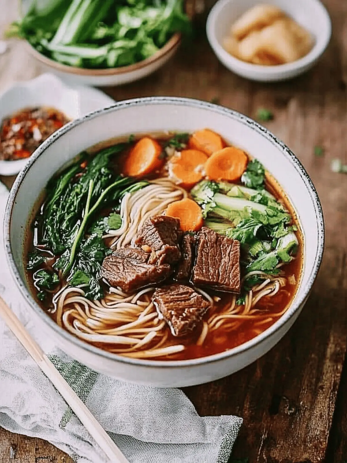 Braised Beef Noodle Soup: Your Ultimate Cozy Comfort Bowl 3 Braised Beef Noodle Soup
