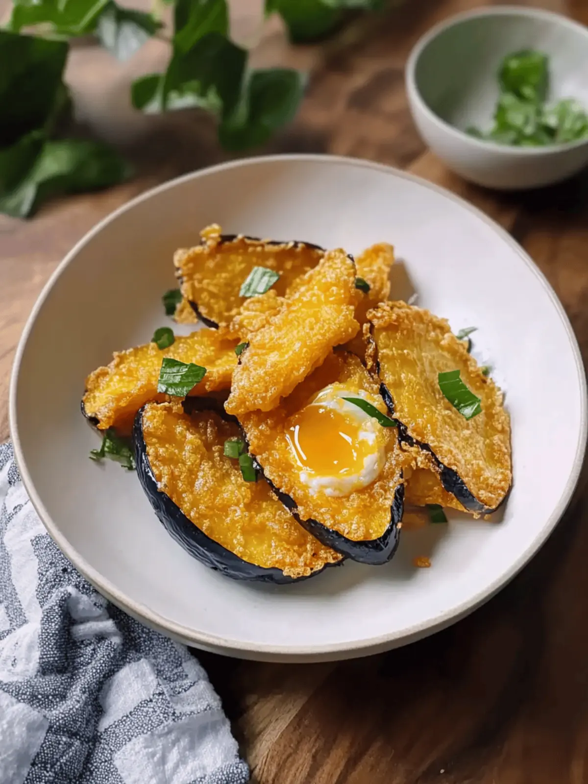 Crispy Pumpkin with Salted Egg Yolk – A Must-Try Savory Snack 4 crispy pumpkin with salted egg yolk