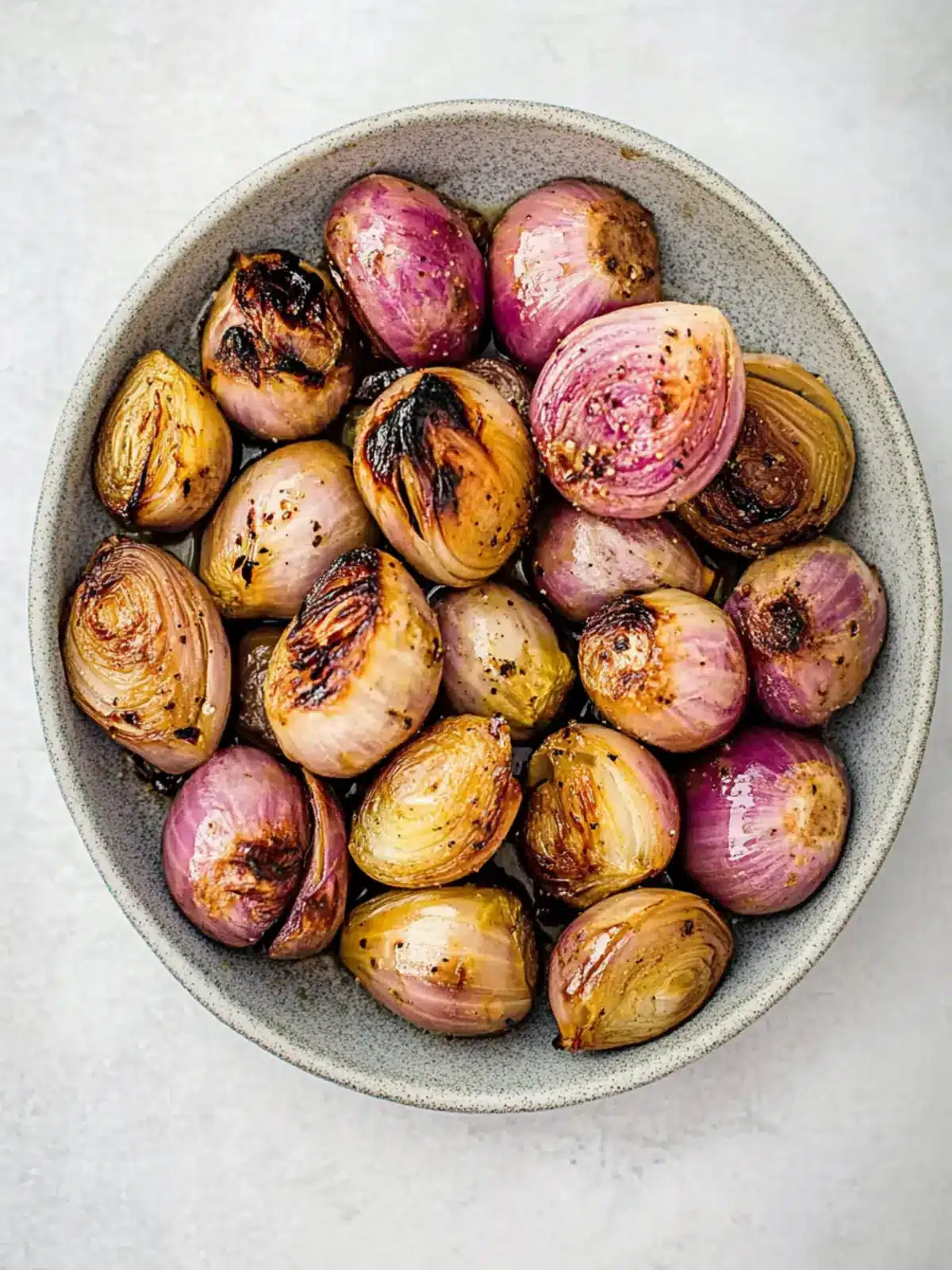 Roasted Shallots Glazed with Balsamic Butter Delight 2 Roasted Shallots
