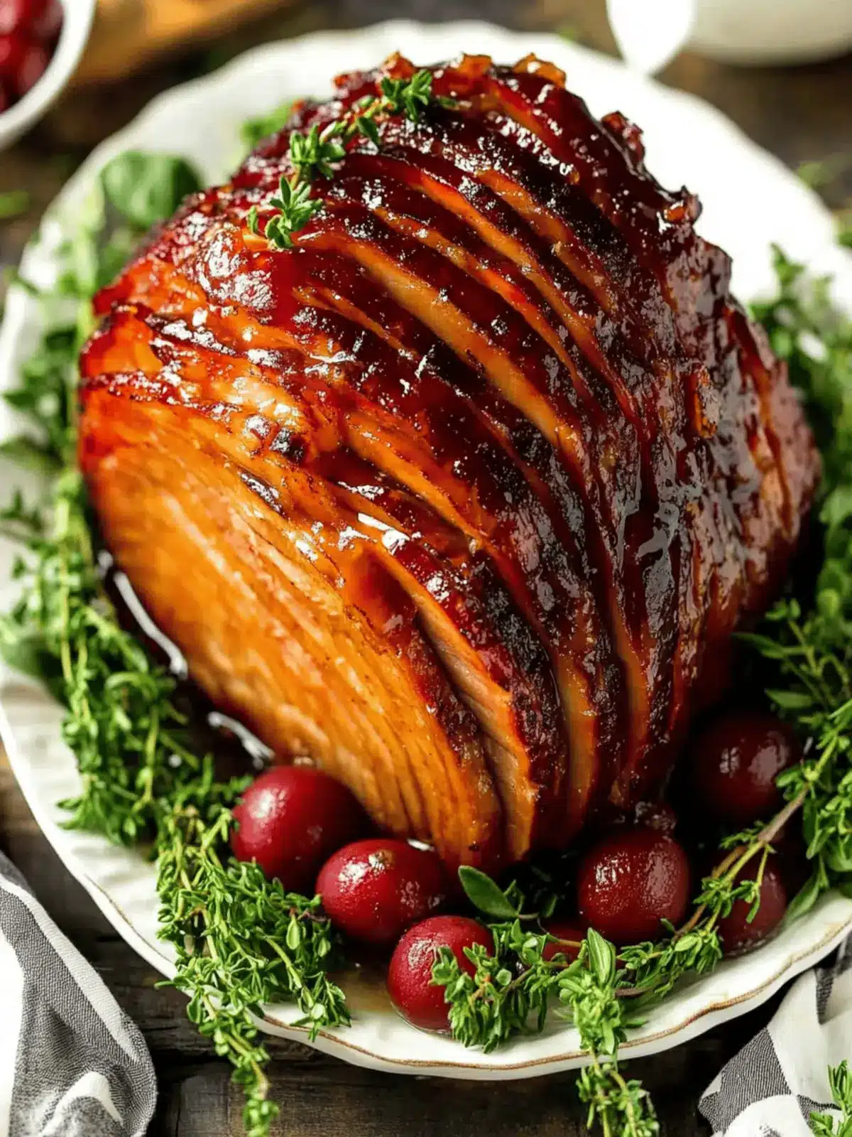 Smoked Ham with Brown Sugar Glaze for a Flavorful Feast 2 Smoked Ham with Brown Sugar Glaze